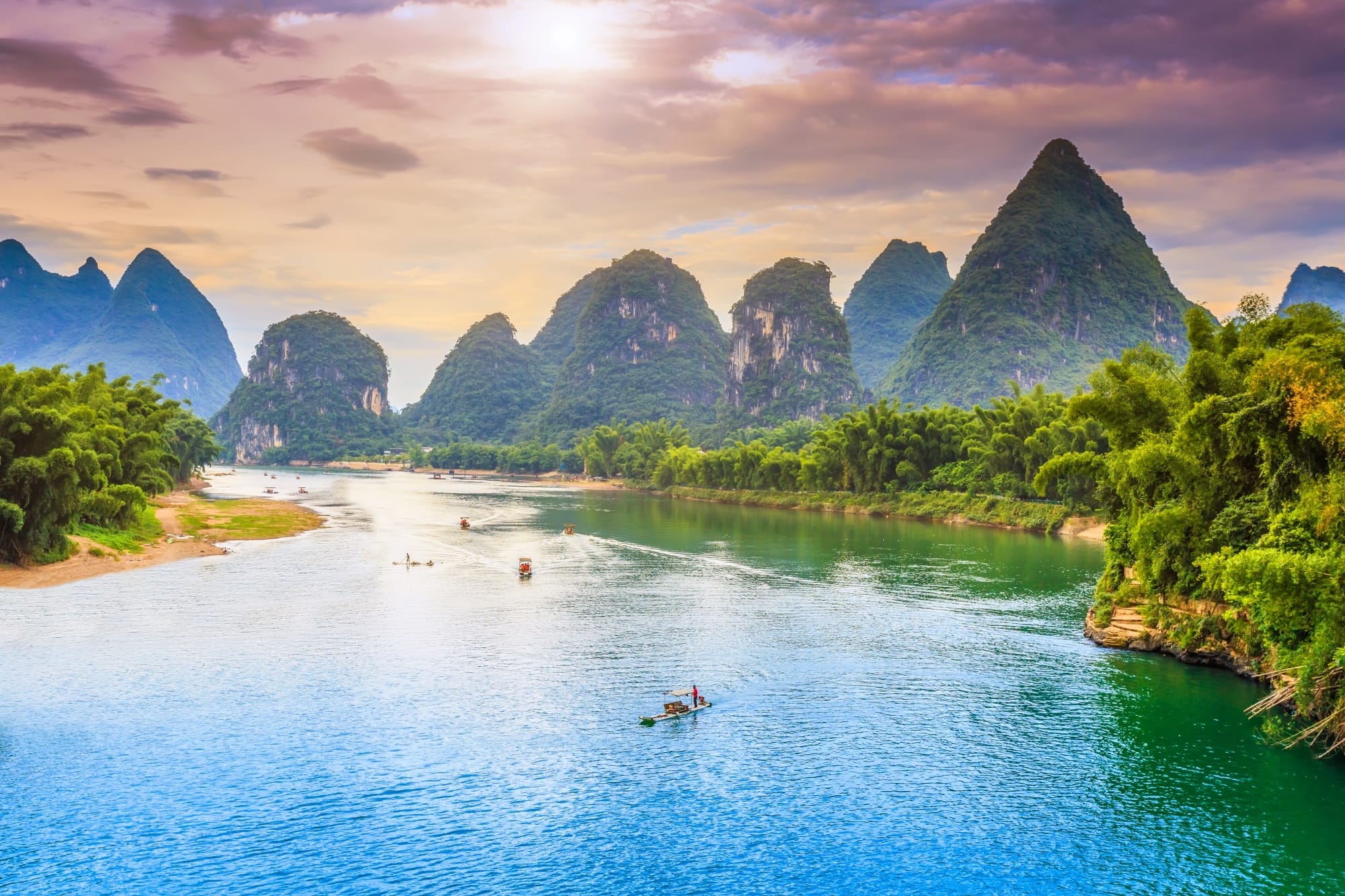 TOUR TRUNG QUỐC MÙA HÈ 5N4Đ, QUẾ LÂM, CÔNG VIÊN YULONG (Trãi nghiệm làm bánh quế hoa) Trong 5 ngày 4 đêm